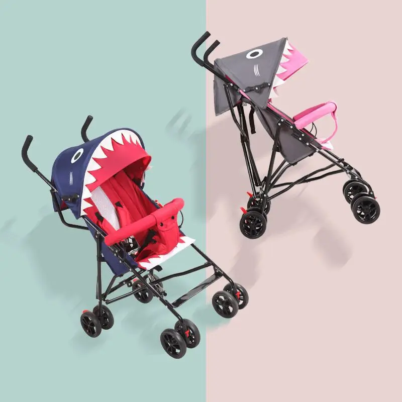 

Baby stroller summer ultra light portable can sit semi-lying umbrella car child stroller folding simple baby stroller
