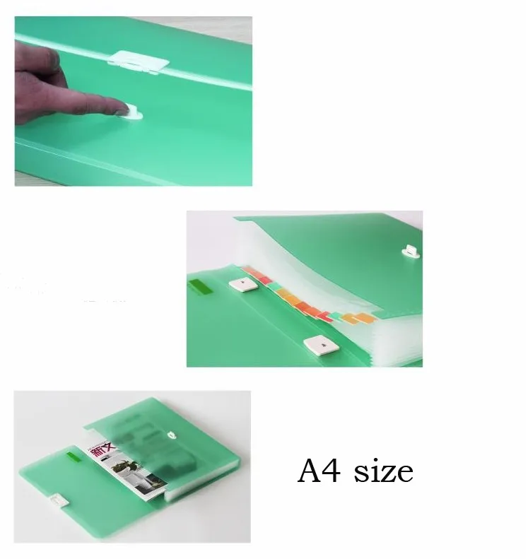 Пластиковый портфель расширяющийся A4 папка вставка многослойный пластиковый портфель хранение документов для студентов офисные принадлежности сумка для файлов