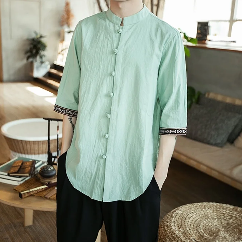 Yukata Kimono Japones Summer Online Chinese Store Shirt Kimono Karate Samurai Costume Haori Japanese Pajamas Mens FF2088 japanese kimono,japanese kimono cardigan,japanese kimono shirt