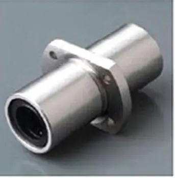 

1pcs Length D Shape 2 Side Flanges Linear Bearing for 10mm Rod 2 Mounting Holes LXM