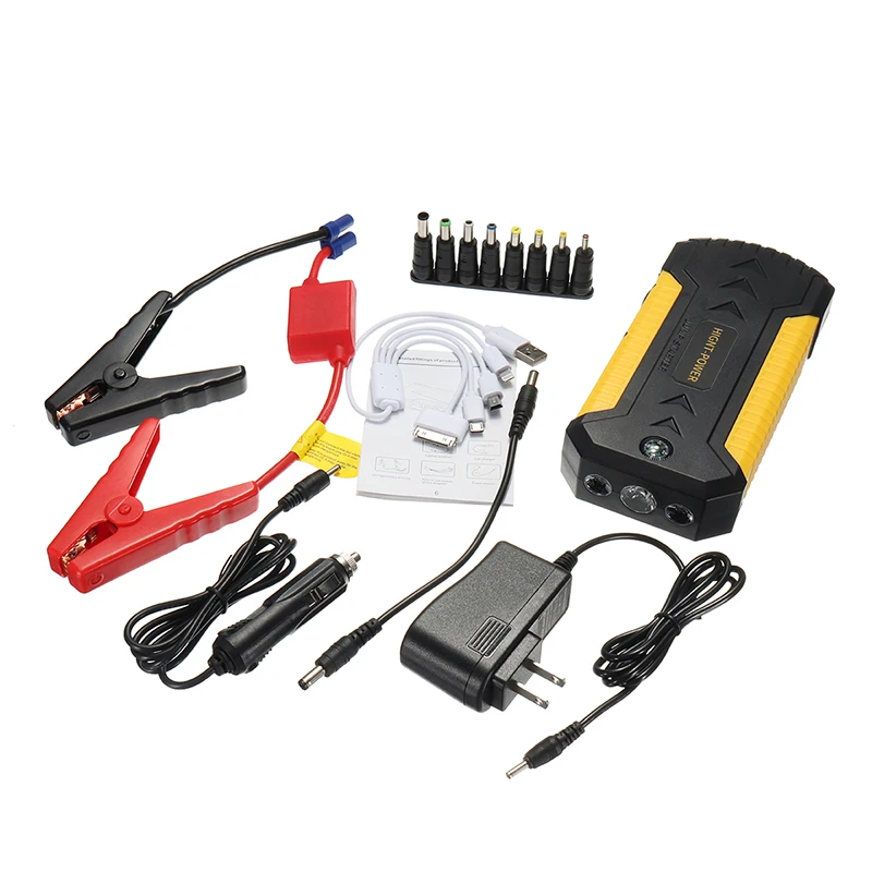 

88000mAh Car Jump Starter 4 USB Emergency Charger Booster Power Bank Battery