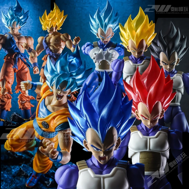 WSTXBD Demoniacal костюм для Dragon Ball Z DBZ shf SSJ Nevy Синий Красный Вегета ГОКу хедлеп