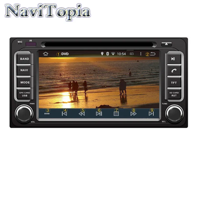 Sale NAVITOPIA 4G RAM 32G ROM Octa Core Android 9.0 Car DVD GPS Navigation for Toyota RAV4 for Toyota FJ Cruiser for Toyota Alphard 9