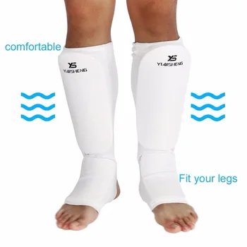 

Taekwondo leg protector Karate Ankle Support Elbow & Knee Pads Taekwondo Kick Boxing Ankle Leg Guard Brace Protector