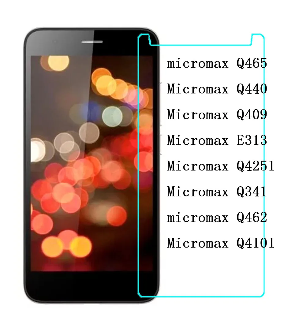

Q465 Tempered Glass for Micromax Canvas Juice 4 Q465 Q440 Q409 E313 Q341 Q462 Q4251 Q4101 Screen Protector Film Screen Cover
