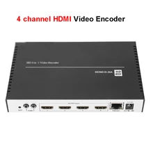 MV-E4001H H.264 4 каналов HDMI видео кодировщик 4 * HDMI видео Вход к IP кодер для потоковая трансляция в прямом эфире Facebook Youtube