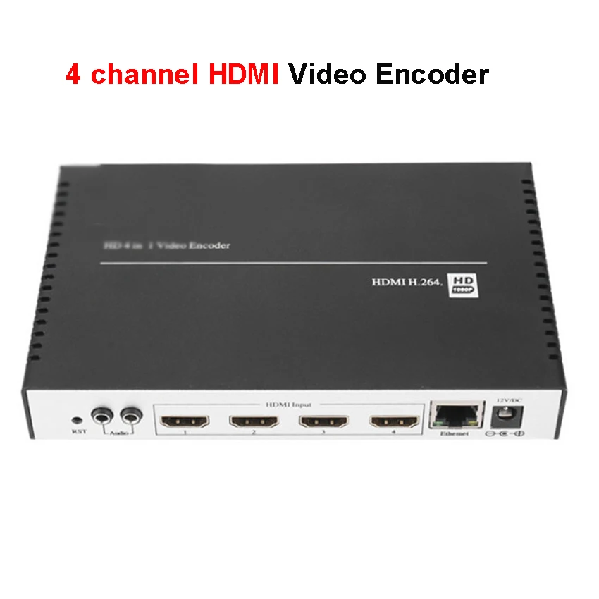 MV E4001H H.264 4 канала HDMI видео кодировщик * вход в IP для потоковая трансляция прямом