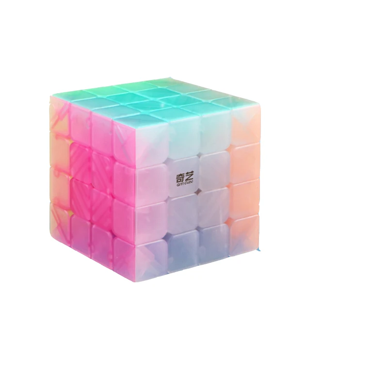 Оригинальный XMD 2x2 3x3 4x4 5x5 Желейный цвет волшебный куб пирамида трехступенчатая