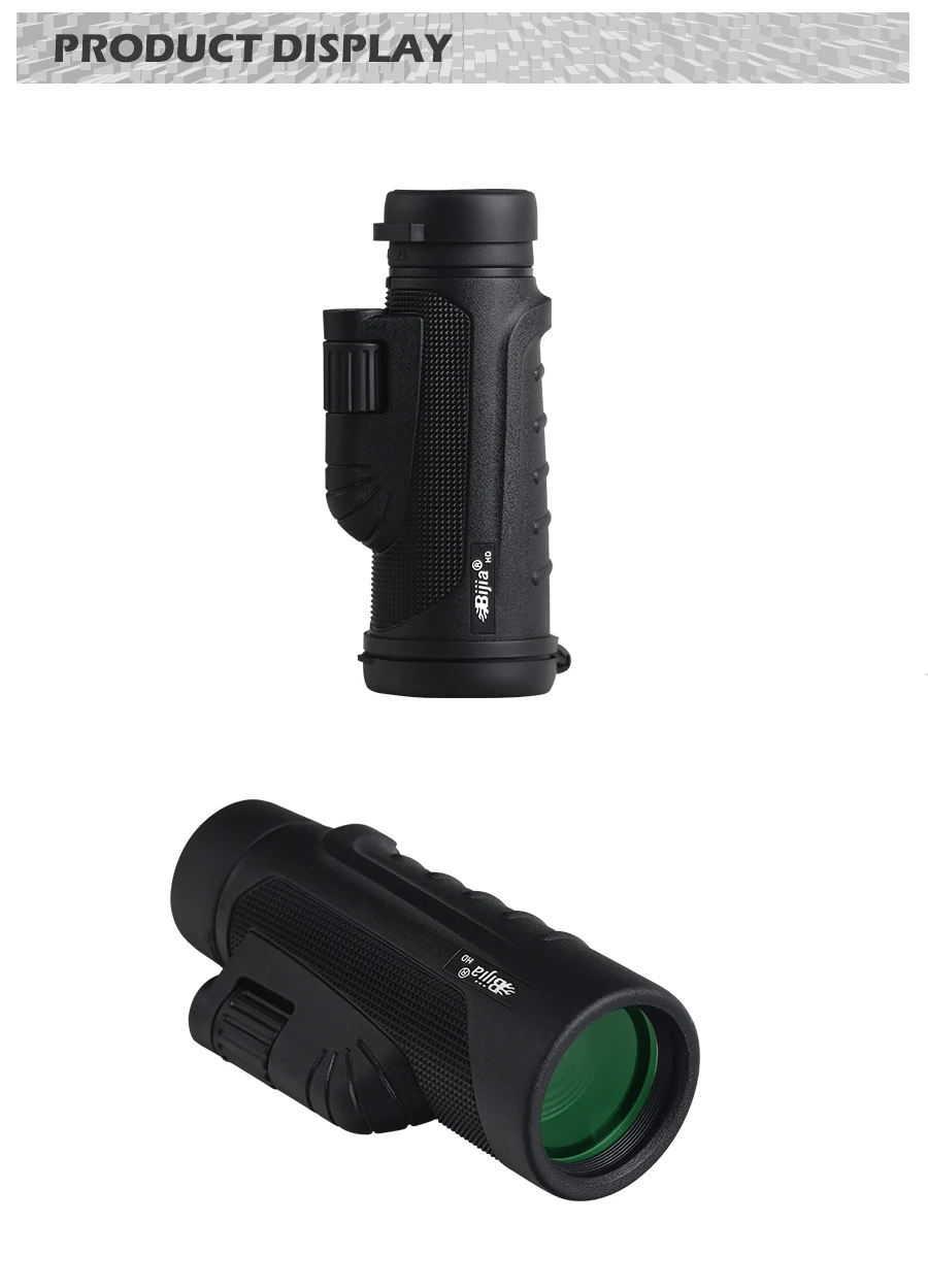 Telescópio de Visão Qualidade para a Caça Monocular com Prisma Bijia Monocular Alta Potência Bak4 10x42 10 Telescópio e binóculos
