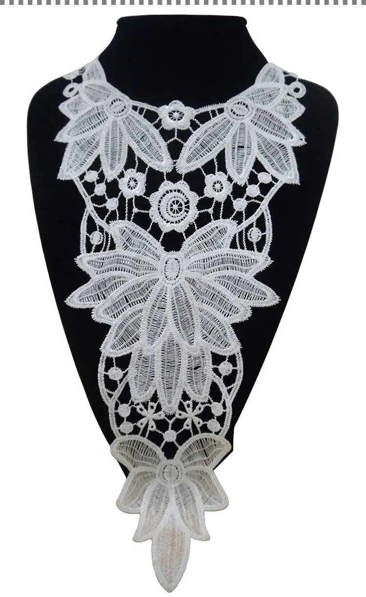Pl005 classical high quality embroidery lace collar applique neckline Pl005 classical high quality embroidery lace collar applique neckline