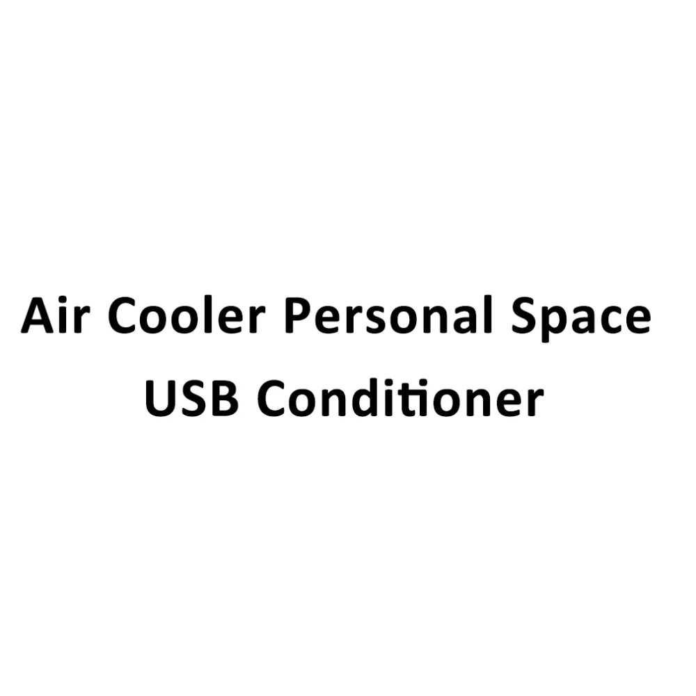 

Portable Mini Air Cooler Personal Space Air Conditioner with Soothing LED Light Humidifier for Home Office