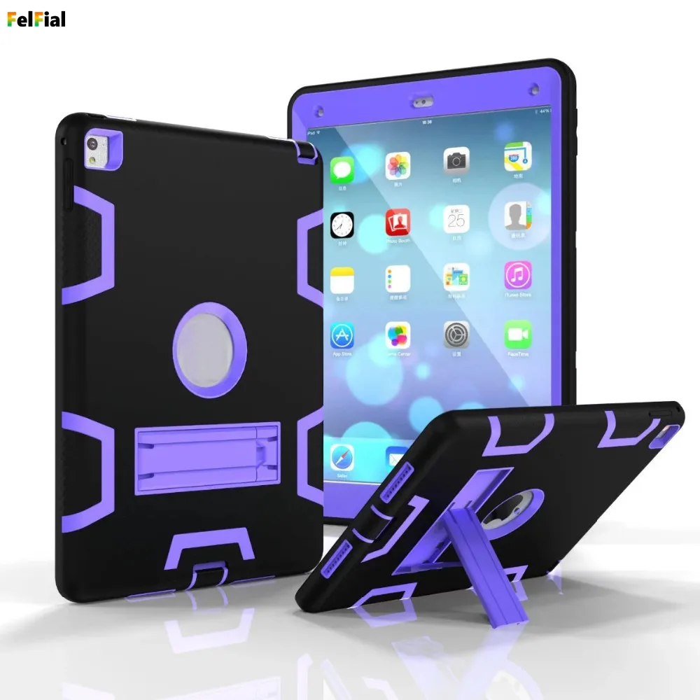 

For Apple Pad Mini1/2/3/4 Pad 2/3/4 Luxury Case Shockproof Protective Shell Contrast Color Tablet Cover for Pad 6/Air2 /Pro 9.7