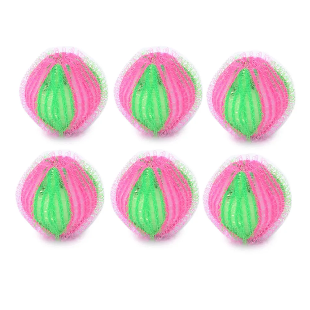 

6pcs Laundry Wash Balls Hair Removal Clothes Washing Tools Lint Fluff Grabbing Machine Cleaning TN88
