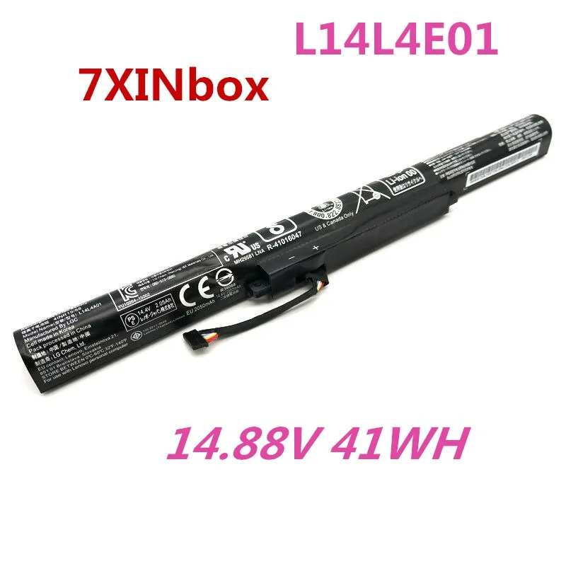 14 88 V 41WH L14L4E01 Оригинальная батарея для Lenovo 500 500-15ACZ Z41 Z51 Z51-70 L14L4A01 L14M4A01 L14M4E01 L14S4A01 L14S4E01
