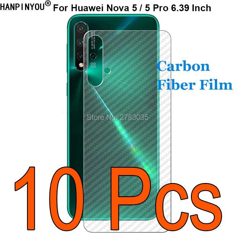 10 шт./лот для Huawei Nova 5/5 Pro 6 39 &quot3D ультратонкая прозрачная задняя пленка из