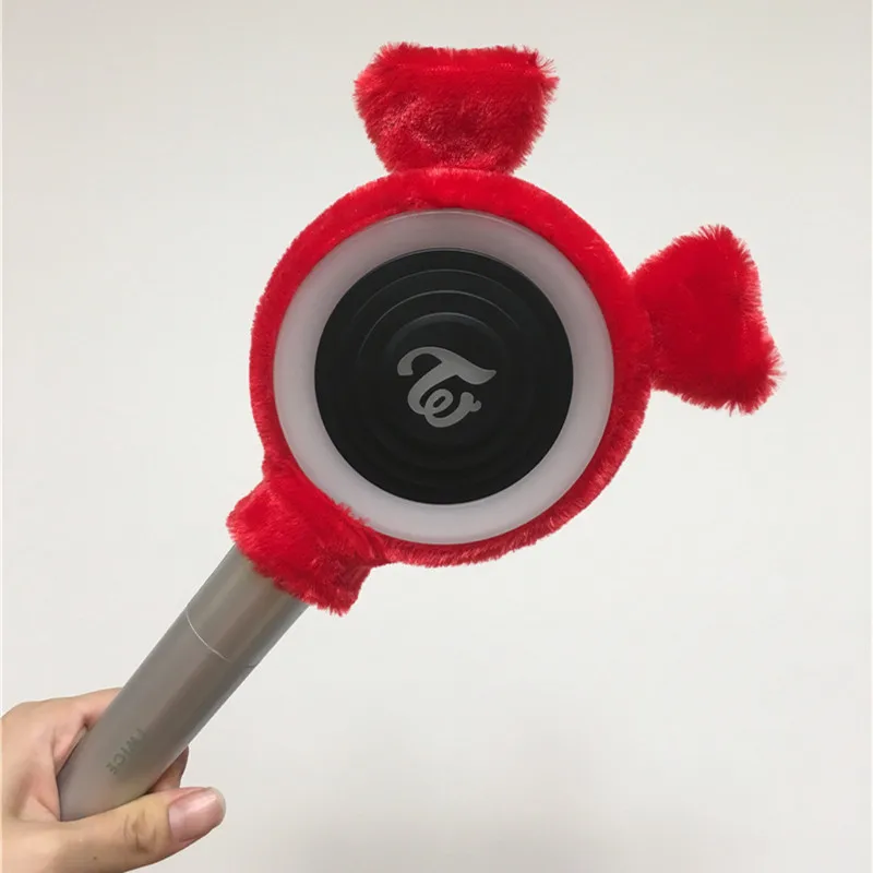 YOUPOP KPOP двухъядерный альбом CANDY BONG Z Light Stick, плюшевый чехол, крышка для головы, повязка на голову, световая палка, пальто, LU6745 - Цвет: Red Cover