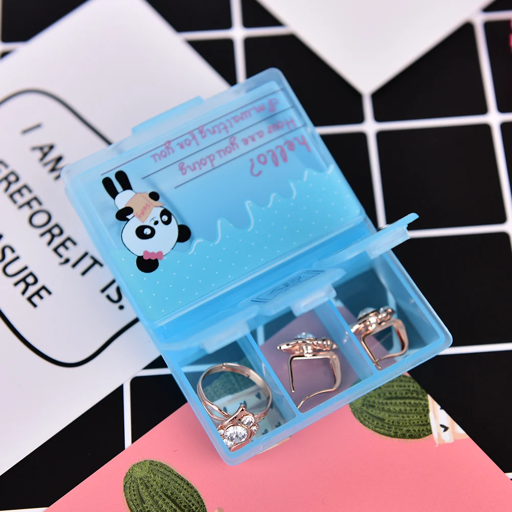 1 шт. мини-милая пластиковая коробка для таблеток, медицинский чехол, пустая коробка для лекарств для детей и взрослых для здорового ухода