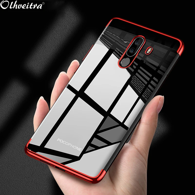 

Clear TPU Cover For Xiaomi Pocophone F1 Case TPU Protective Shell Soft Silicon Ultra Thin Case For Xiaomi Poco F1 Pocophone F1
