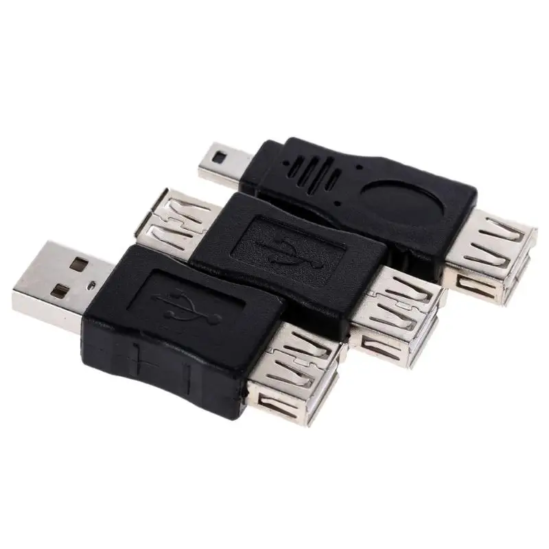 12 шт./компл. USB OTG адаптер разъем 5Pin Changer штекер к гнезду микро мини конвертер