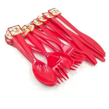 

18pcs/set Flamingo Theme Party Forks Spoons Knives Baby Shower Flamingo Theme Kids Birthday Party Decoration Supplies