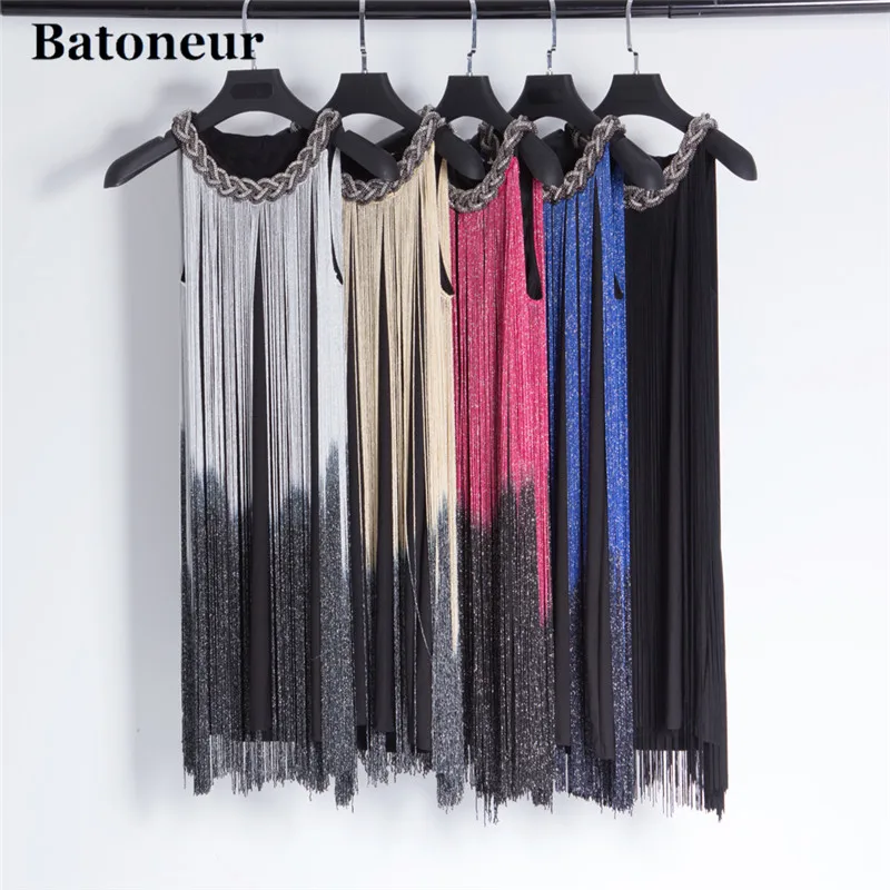 

Great Gatsby Ombre Metal Chain Halter Black 1920s Fringe Flapper Charleston Dress Robe Sexy Party Bodycon Club Dress Vestid