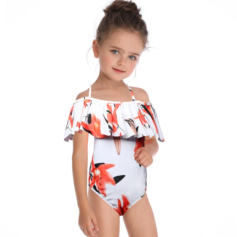 Swimwear Women Bikini Mujer One-piece Swimsuits Ruffles Bikinis Swimming Suit For Womens Push Up Bathing Suits Biquini 5