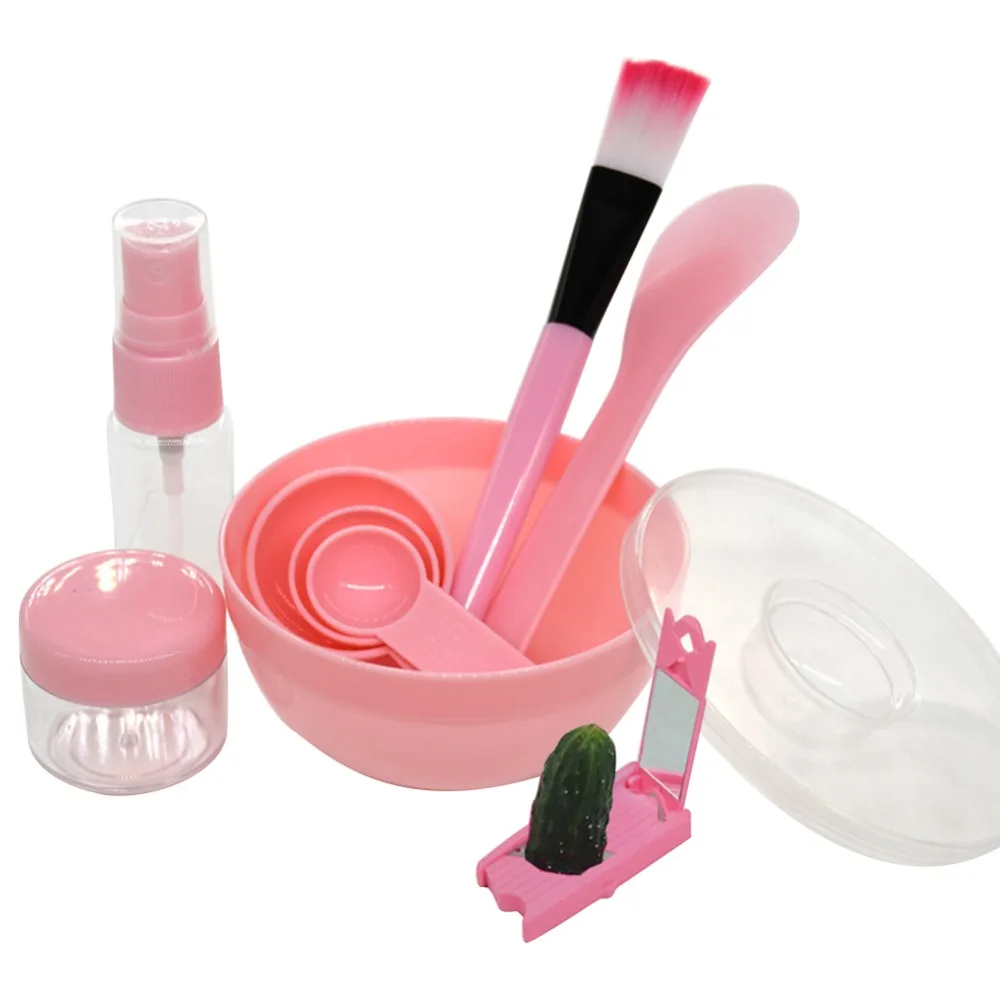 

10PCS/Set DIY Mask Bowl Set Mask Bowl Brush Spoon+20ml Spray Bottle+Mask Stick+20ml Foam Bottle Tools Women Beauty Tools
