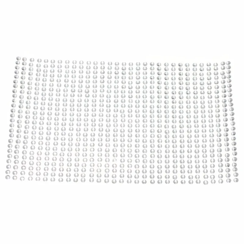 Rhinestone Stickers Stick On 3mm Gem Self Adhesive Diamante Strips 775 beads