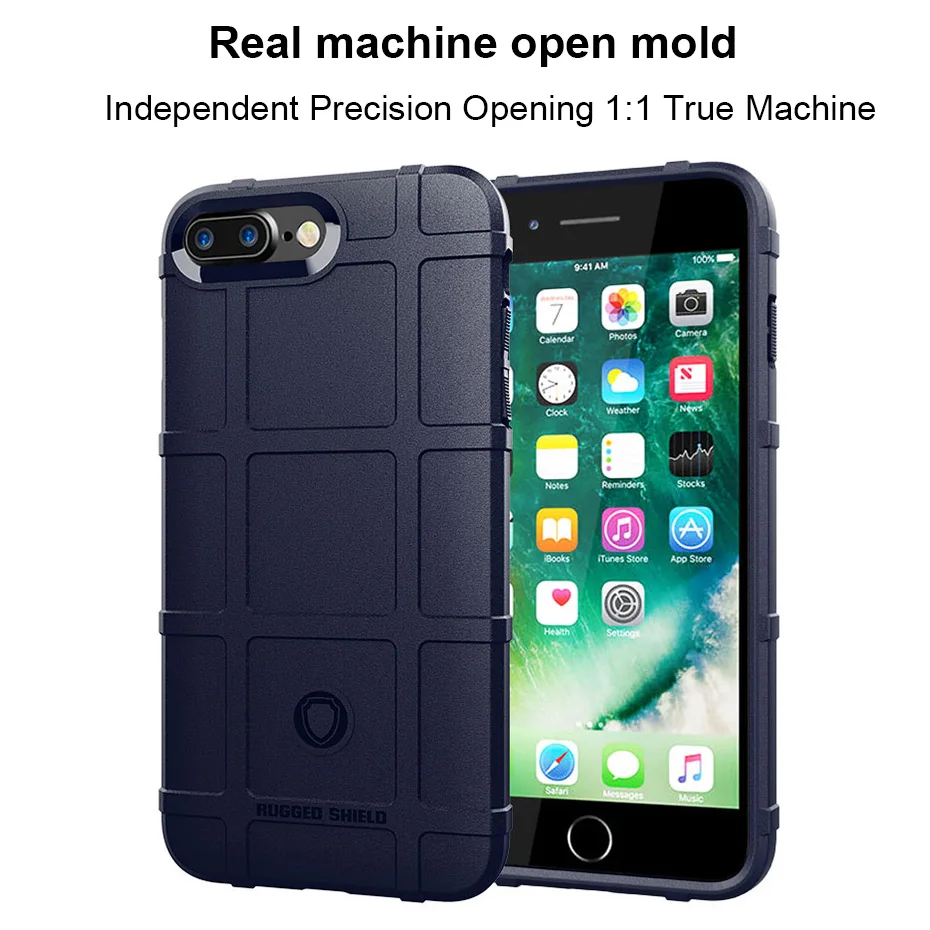 

FastDeng Armor Shockproof Case For iPhone 6 6s 7 8 Anti-fingerprint luxury TPU Phone Cover For iPhone 6p 6sp 7p 8p X XR XS XSMax