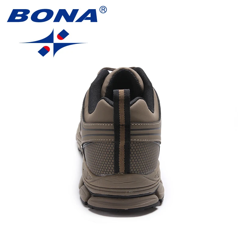 BONA/ стиль; мужские кроссовки на шнуровке; Мужская Спортивная обувь; кроссовки для бега на открытом воздухе; удобный мягкий светильник;