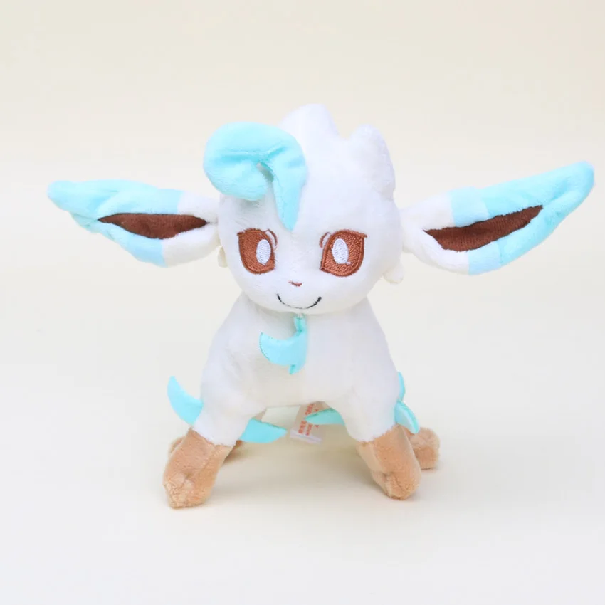 15-20 см Eevee плюшевые игрушки Sylveon Espeon flarion Umbreon Glaceon Jolteon Vaporeon Мягкие плюшевые куклы - Цвет: green 20cm