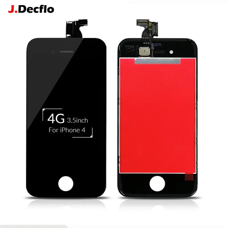 Top Grade Quality For iPhone 4 LCD Screen Display Digitizer Touch Screen Mobile Phone Parts 