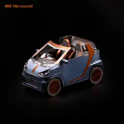 Микромир Benz SMART DIY 3D головоломки Металлическая Модель для сборки детей взрослых Пазлы транспортных средств коллекция игрушечные лошадки