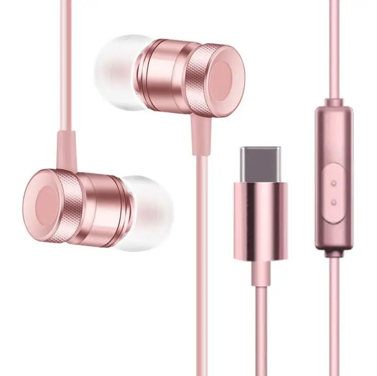 Egeedigi спортивные наушники-вкладыши usb type C с микрофоном для OnePlus samsung huawei Blackview BV9600 Ulefone музыкальные бинауральные наушники