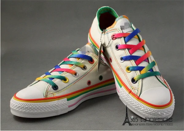 Mixed Colors Shoe Laces Flat Style 120cm 3pairs - 5