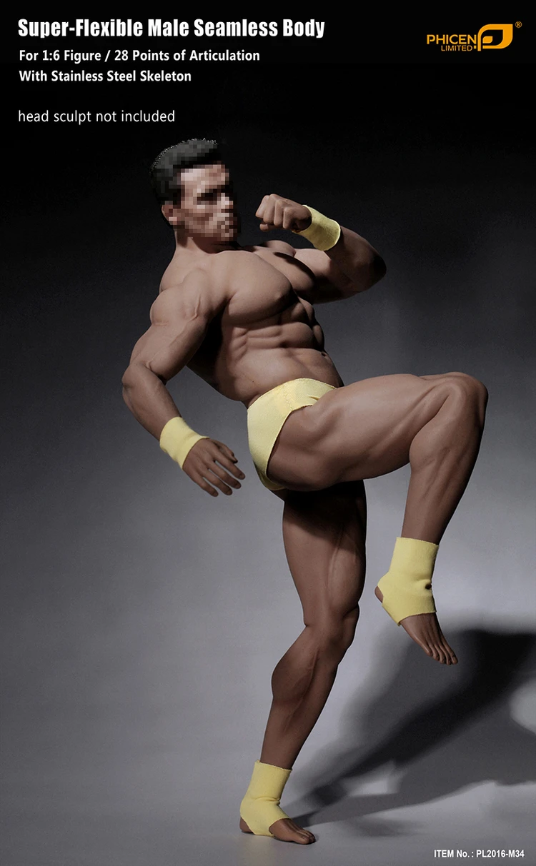 

kabuki TBLeague PHICEN M34/PL2016-M34 1/6 Super-Flexible Male Seamless Body