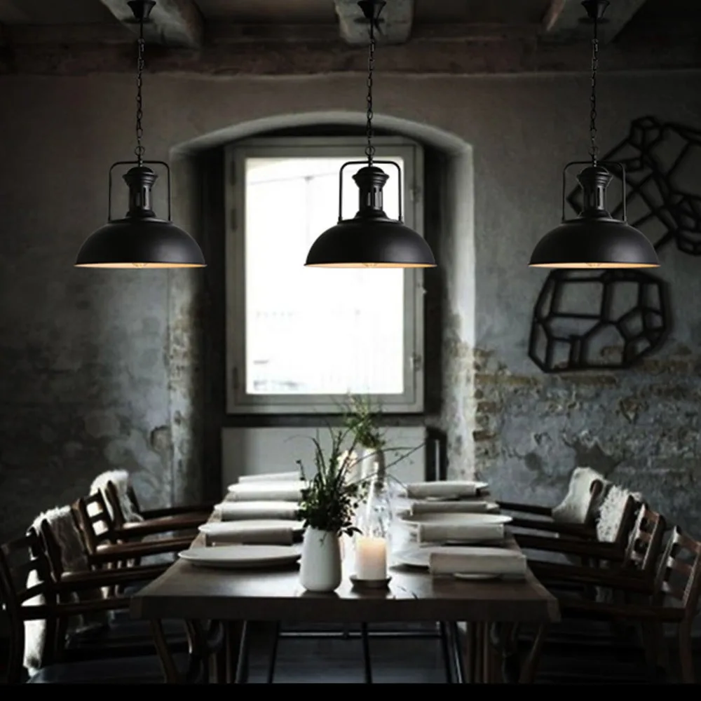 

Industrial Retro Style Art Pendant Light Edison Bulb Light American Village Lamps Hanging Lamps Luminaries for Home Decoration