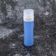 80 мл многоразовый силиконовый шампунь кремы пресс-бутылка путешествия уплотнение для душа бутылка лосьон для ванной контейнер