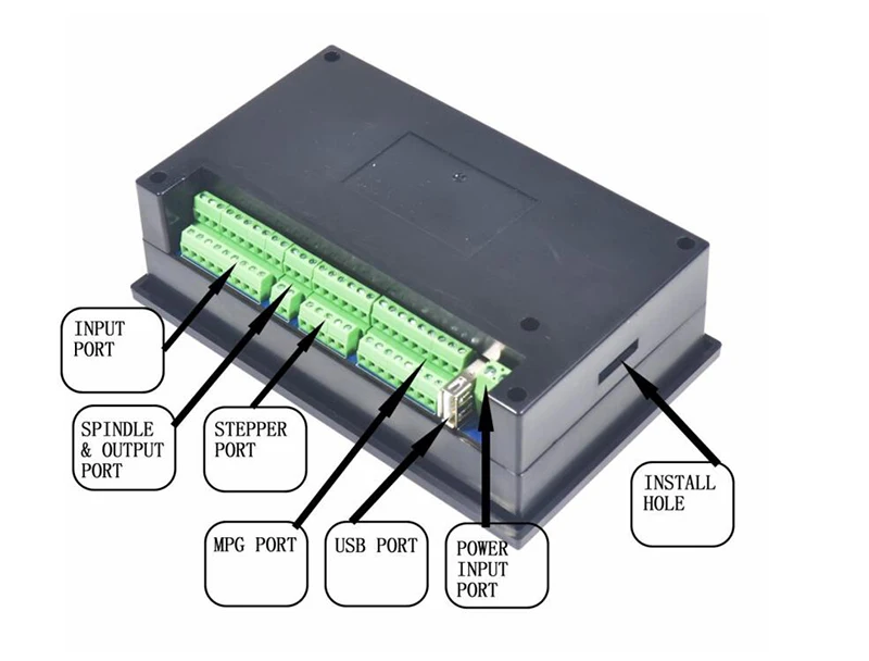ЧПУ 3 оси Автономный контроллер DDCSV2.1+ маховик+ 4 г флэш-накопитель 500 кГц G код Замена Mach3 USB для фрезерного станка с ЧПУ
