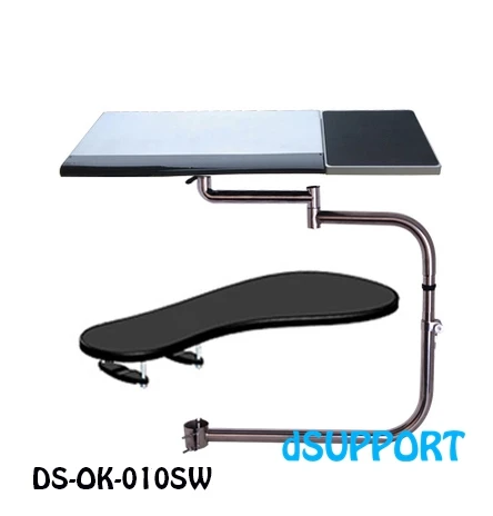 Mouse Pad com Braço para Cadeira Suporte Multifuncional com Trava para Teclado Notebook e Mouse - Imagem 2