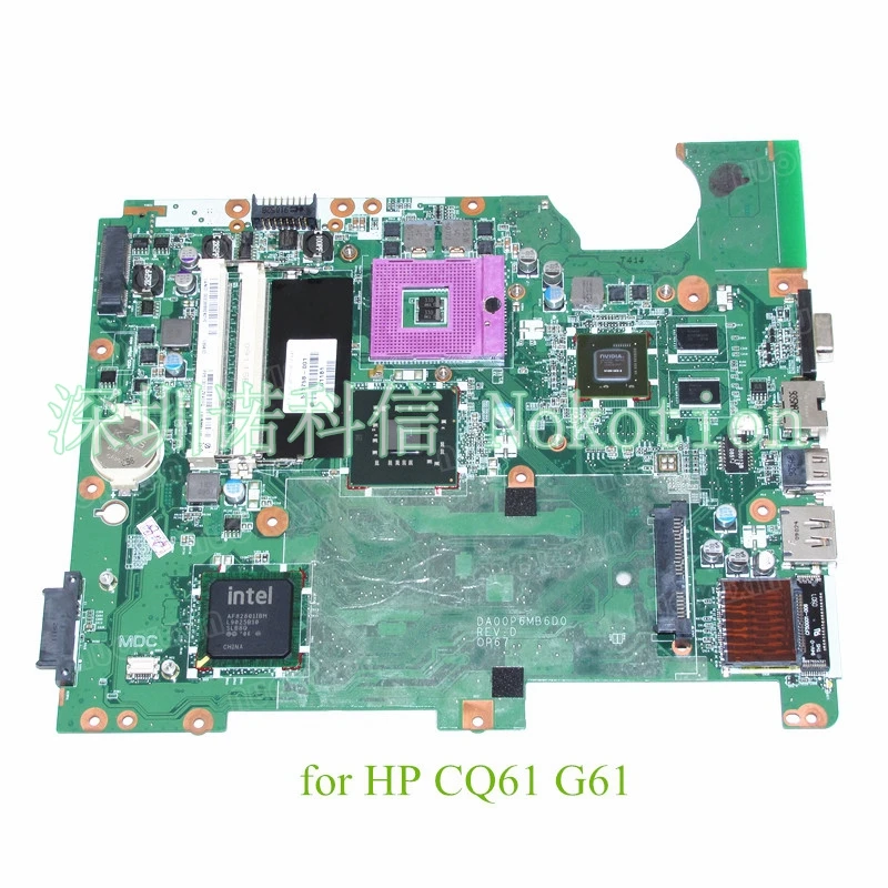 Материнская плата NOKOTION DA00P6MB6D0 578000-001 517837-001 для ноутбука HP CQ61 G61 DDR2 PM45 Nvidia G103M graphics |