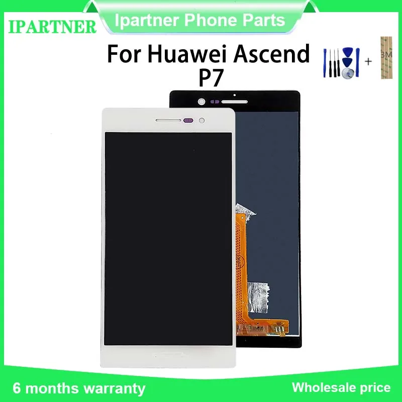 Для Huawei Ascend P7 L00 L05 ЖК дисплей кодирующий преобразователь сенсорного экрана в
