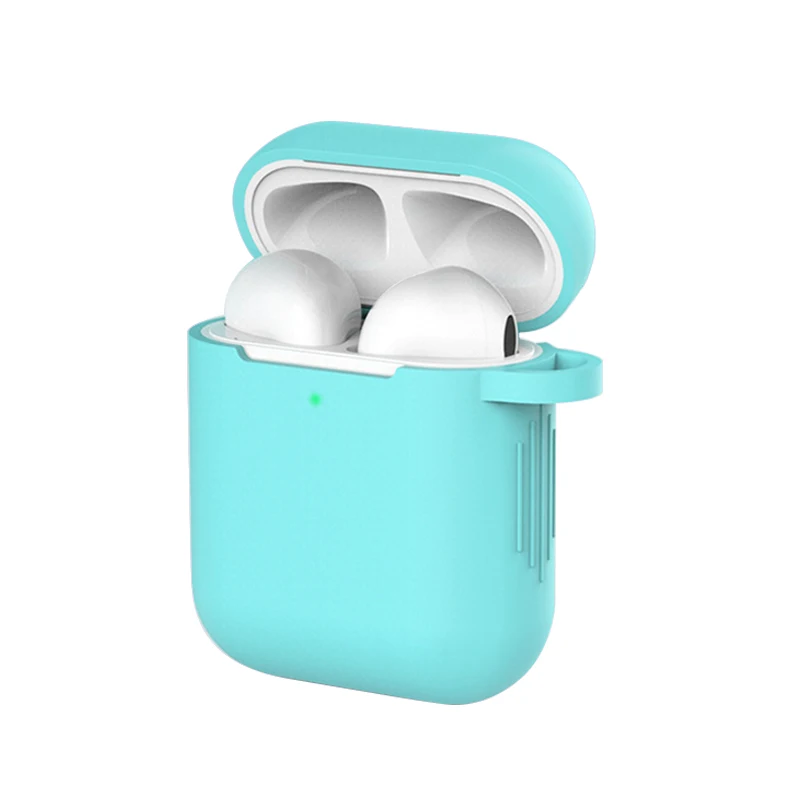 Чехол для наушников Apple AirPods 2 силиконовый чехол беспроводной Bluetooth наушники Air Pods Чехол защитный для AirPod Silm чехол - Цвет: 02