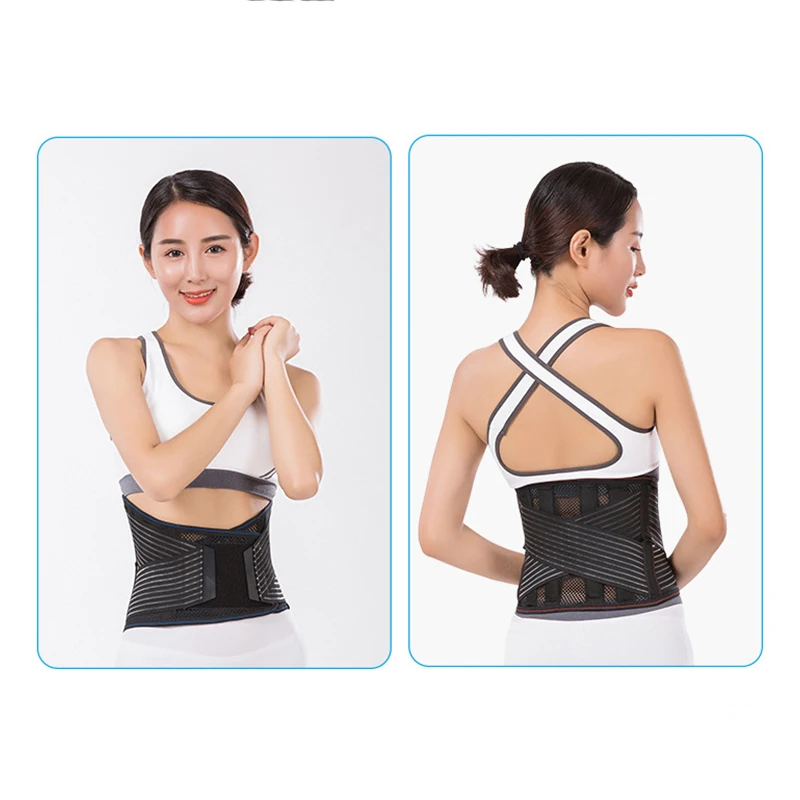 Model show 1 Steel Plate Magnetic Support Belt Men Women (2)