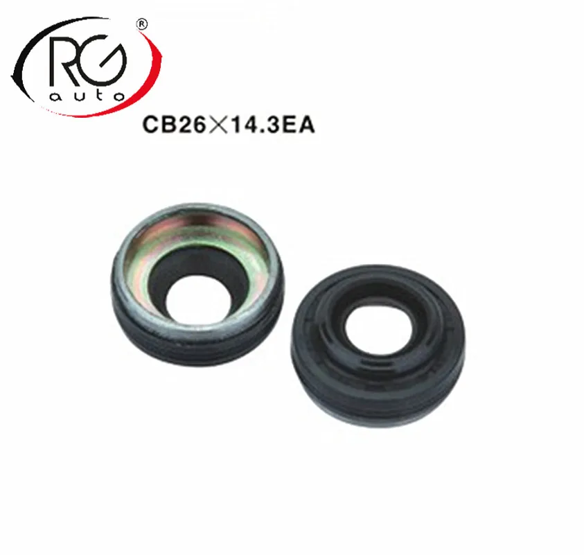 Auto AC compressor gaskets seal/ LIP TYPE with RUBBER MOUNTED/For ZEXEL