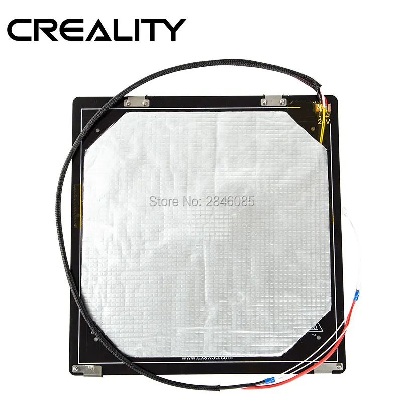 

Factory Supply Creality 3D Parts Black Heated bed plate for CREALITY 3D CR-X Size 310mm Cable Installed Well