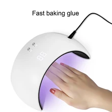 Лучший 27 Вт УФ светодиодный светильник лак для ногтей сушильная лампа 9 светодиодный s для всех типов гель-лака для ногтей отверждения QQ99