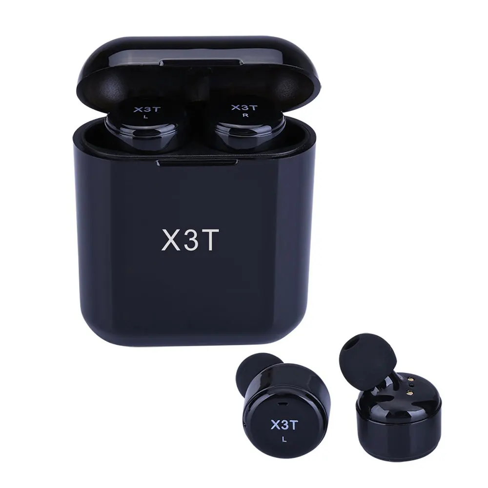 

Aimitek X3T Mini Bluetooth Earphone TWS True Wireless In-ear Eabud Stereo Headset w/ Charger Box for Phones (Upgraded X2T X1T)