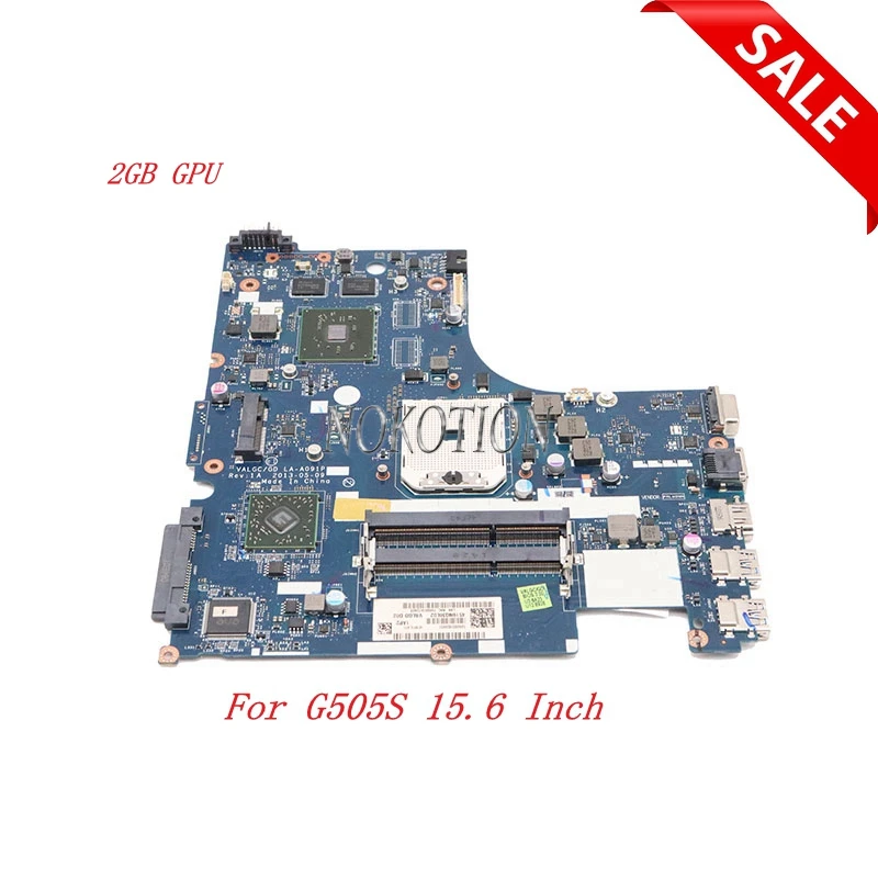 Материнская плата NOKOTION для ноутбука Lenovo G505S 15 &quotVALGC/GD R5 M230 2 Гб GPU DDR3 основная