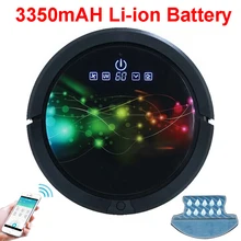 Smartphone WIFI APP Control Robot Vacuum Cleaner Wet And Dry Mop Robot Aspirador With Water Tank